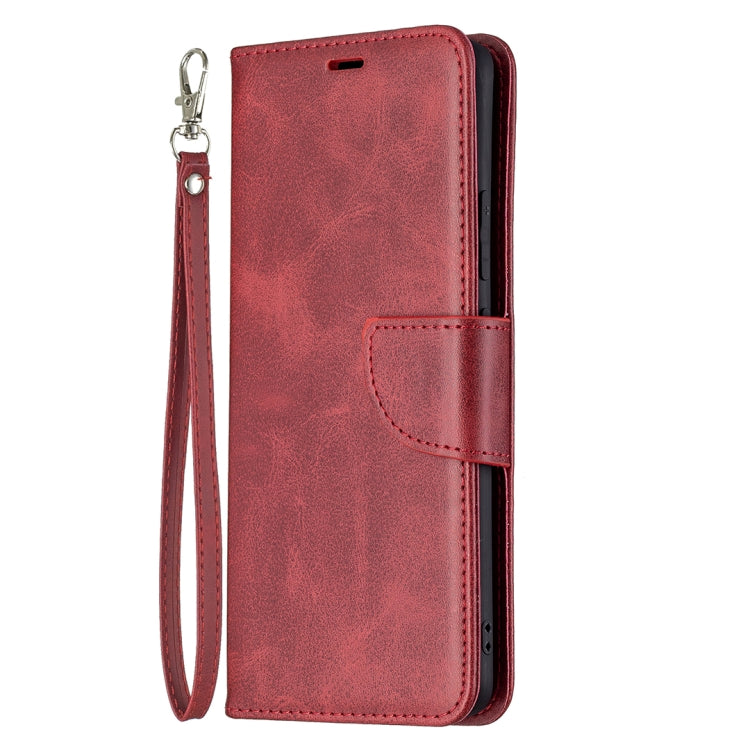 For OPPO Realme C15/C12/C25 Retro Lambskin Texture Pure Color Horizontal Flip PU Leather Case with Holder & Card Slots & Wallet & Lanyard