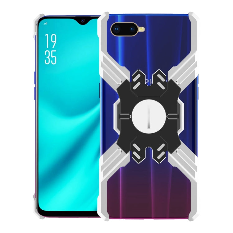 For OPPO R15X Hero Series Anti-fall Wear-resistant Metal Protective Case with Bracket