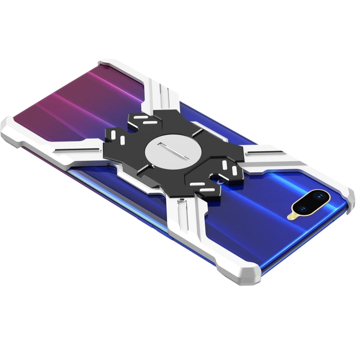 For OPPO R15X Hero Series Anti-fall Wear-resistant Metal Protective Case with Bracket