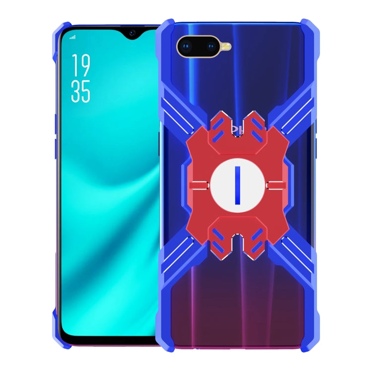 For OPPO R15X Hero Series Anti-fall Wear-resistant Metal Protective Case with Bracket