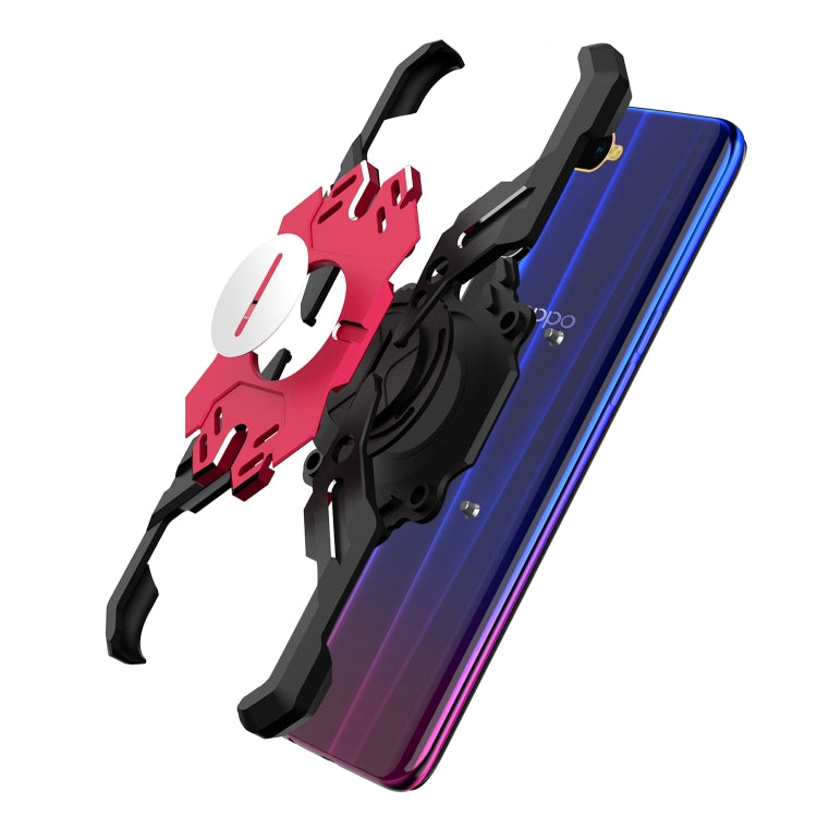 For OPPO R15X Hero Series Anti-fall Wear-resistant Metal Protective Case with Bracket