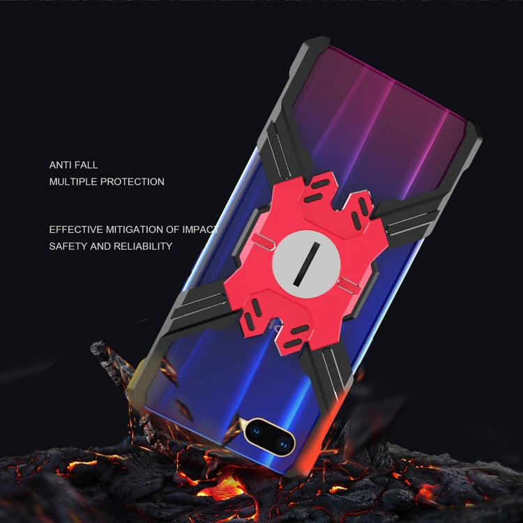 For OPPO R15X Hero Series Anti-fall Wear-resistant Metal Protective Case with Bracket