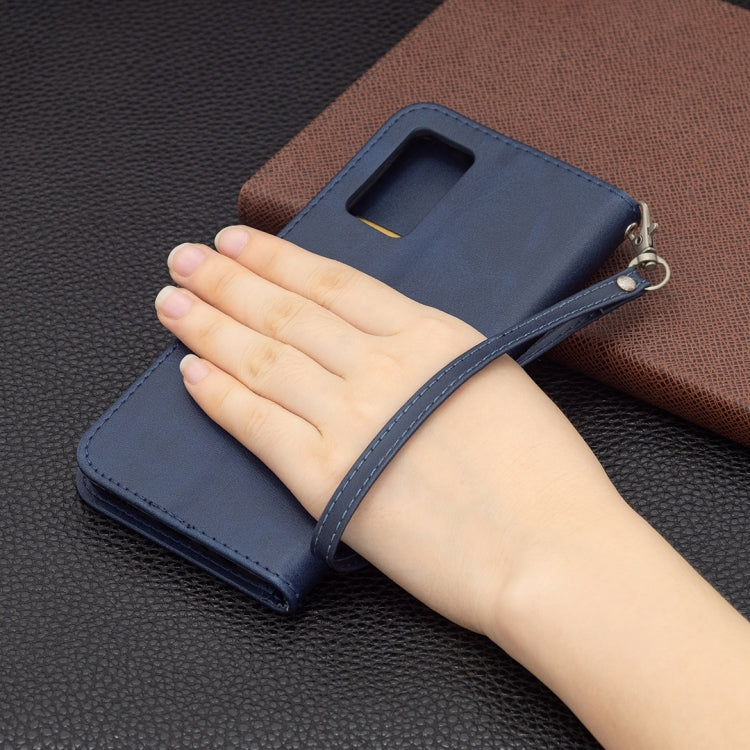 For vivo V21e 4G Retro Lambskin Texture Pure Color Horizontal Flip PU Leather Case with Holder & Card Slots & Wallet & Lanyard