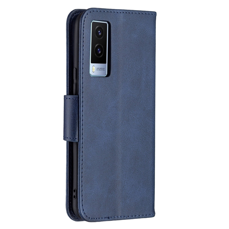 For vivo V21e 5G Retro Lambskin Texture Pure Color Horizontal Flip PU Leather Case with Holder & Card Slots & Wallet & Lanyard