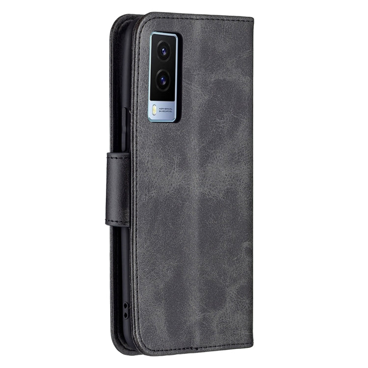 For vivo V21e 5G Retro Lambskin Texture Pure Color Horizontal Flip PU Leather Case with Holder & Card Slots & Wallet & Lanyard