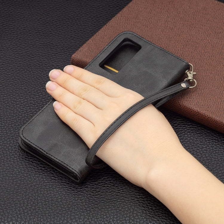 For vivo V21e 5G Retro Lambskin Texture Pure Color Horizontal Flip PU Leather Case with Holder & Card Slots & Wallet & Lanyard