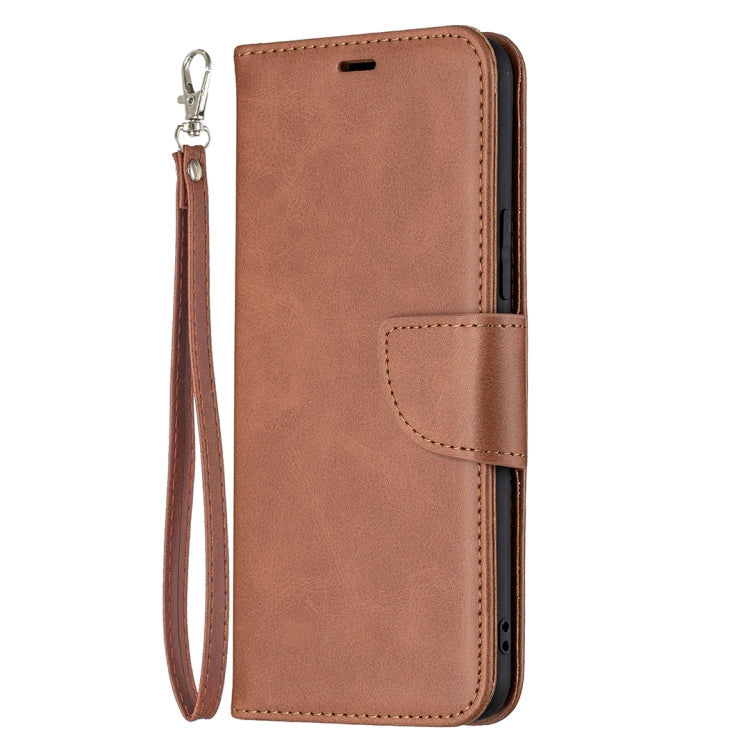 For vivo V21 Retro Lambskin Texture Pure Color Horizontal Flip PU Leather Case with Holder & Card Slots & Wallet & Lanyard