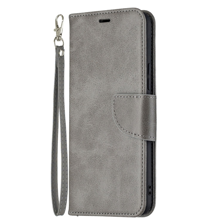 For vivo V21 Retro Lambskin Texture Pure Color Horizontal Flip PU Leather Case with Holder & Card Slots & Wallet & Lanyard