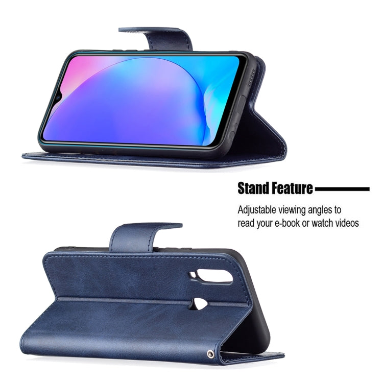 For vivo Y11 / Y15 / Y12 / Y17 Retro Lambskin Texture Pure Color Horizontal Flip PU Leather Case with Holder & Card Slots & Wallet & Lanyard