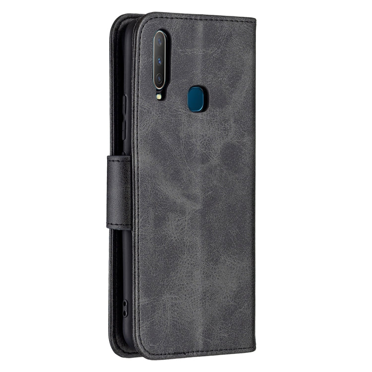 For vivo Y11 / Y15 / Y12 / Y17 Retro Lambskin Texture Pure Color Horizontal Flip PU Leather Case with Holder & Card Slots & Wallet & Lanyard