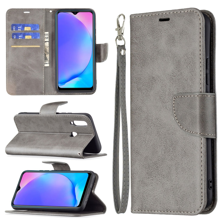 For vivo Y11 / Y15 / Y12 / Y17 Retro Lambskin Texture Pure Color Horizontal Flip PU Leather Case with Holder & Card Slots & Wallet & Lanyard