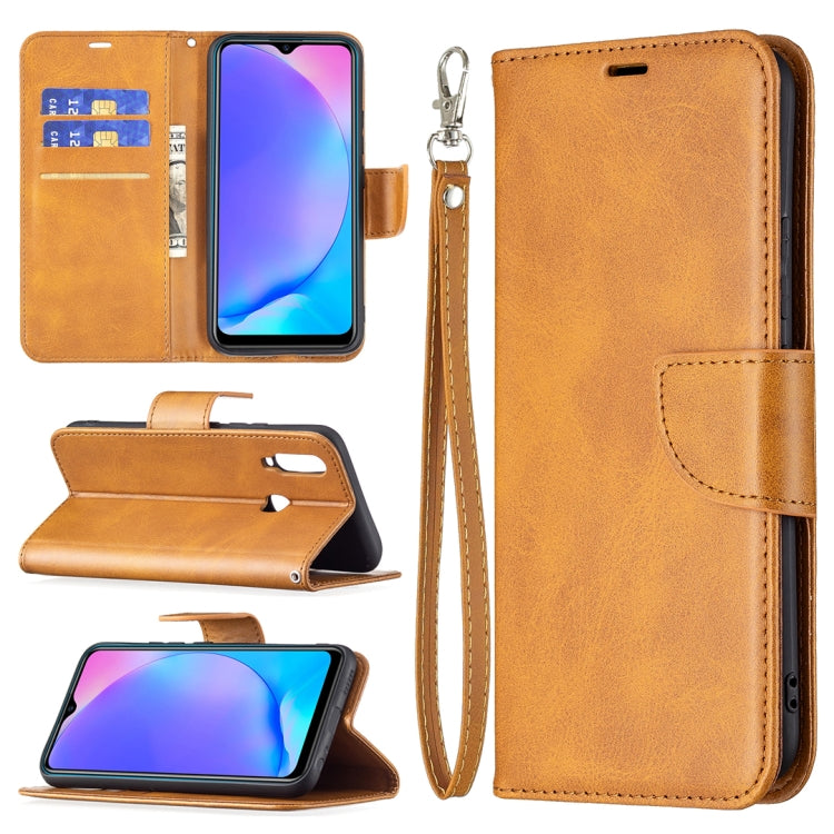 For vivo Y11 / Y15 / Y12 / Y17 Retro Lambskin Texture Pure Color Horizontal Flip PU Leather Case with Holder & Card Slots & Wallet & Lanyard