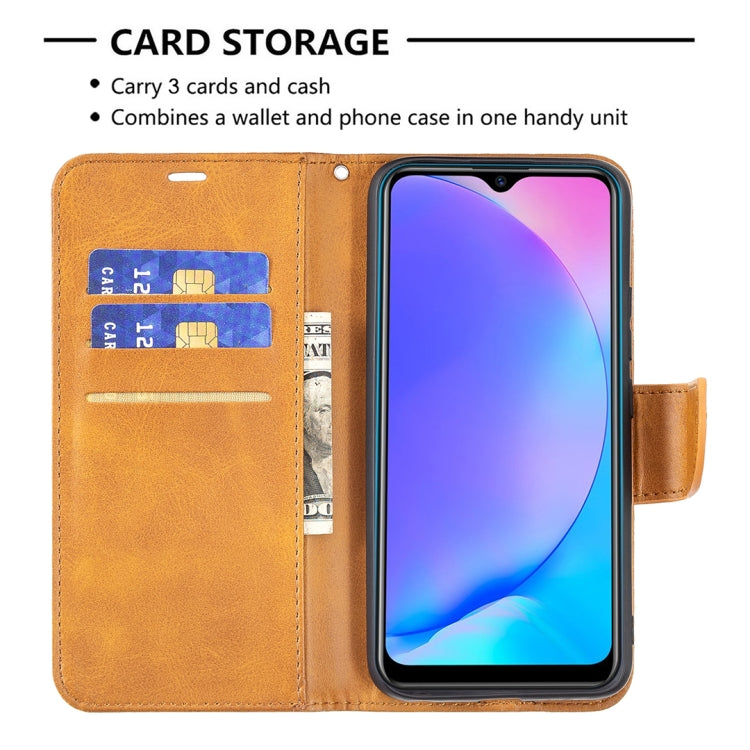 For vivo Y11 / Y15 / Y12 / Y17 Retro Lambskin Texture Pure Color Horizontal Flip PU Leather Case with Holder & Card Slots & Wallet & Lanyard