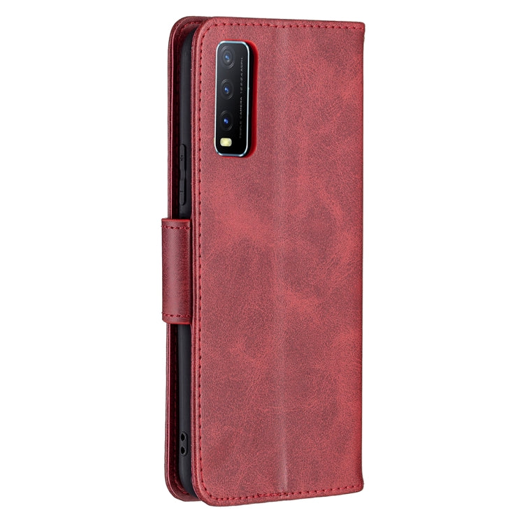 For vivo Y20 Retro Lambskin Texture Pure Color Horizontal Flip PU Leather Case with Holder & Card Slots & Wallet & Lanyard
