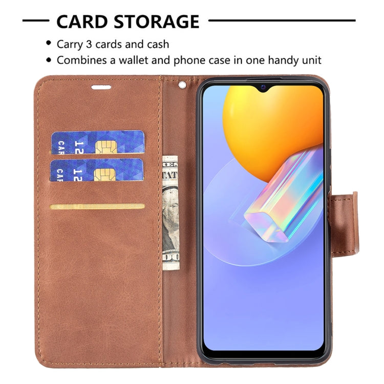 For vivo Y51 2020 / Y51a / Y51s Retro Lambskin Texture Pure Color Horizontal Flip PU Leather Case with Holder & Card Slots & Wallet & Lanyard