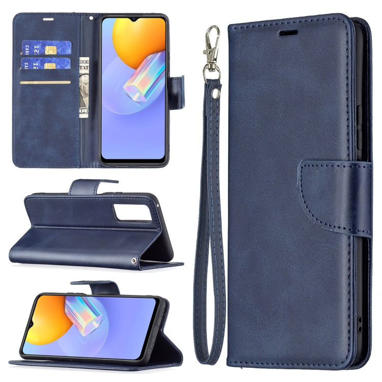 For vivo Y51 2020 / Y51a / Y51s Retro Lambskin Texture Pure Color Horizontal Flip PU Leather Case with Holder & Card Slots & Wallet & Lanyard