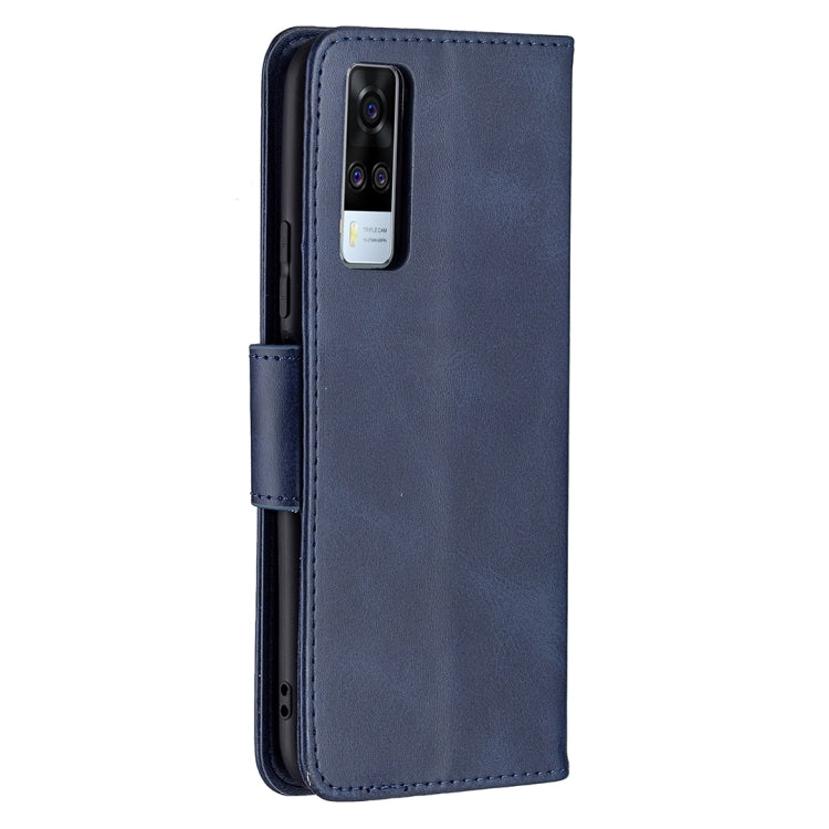 For vivo Y51 2020 / Y51a / Y51s Retro Lambskin Texture Pure Color Horizontal Flip PU Leather Case with Holder & Card Slots & Wallet & Lanyard