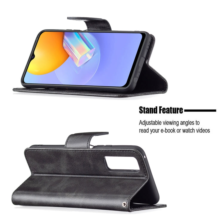 For vivo Y51 2020 / Y51a / Y51s Retro Lambskin Texture Pure Color Horizontal Flip PU Leather Case with Holder & Card Slots & Wallet & Lanyard