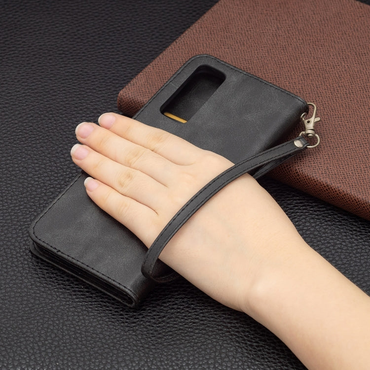 For vivo Y51 2020 / Y51a / Y51s Retro Lambskin Texture Pure Color Horizontal Flip PU Leather Case with Holder & Card Slots & Wallet & Lanyard