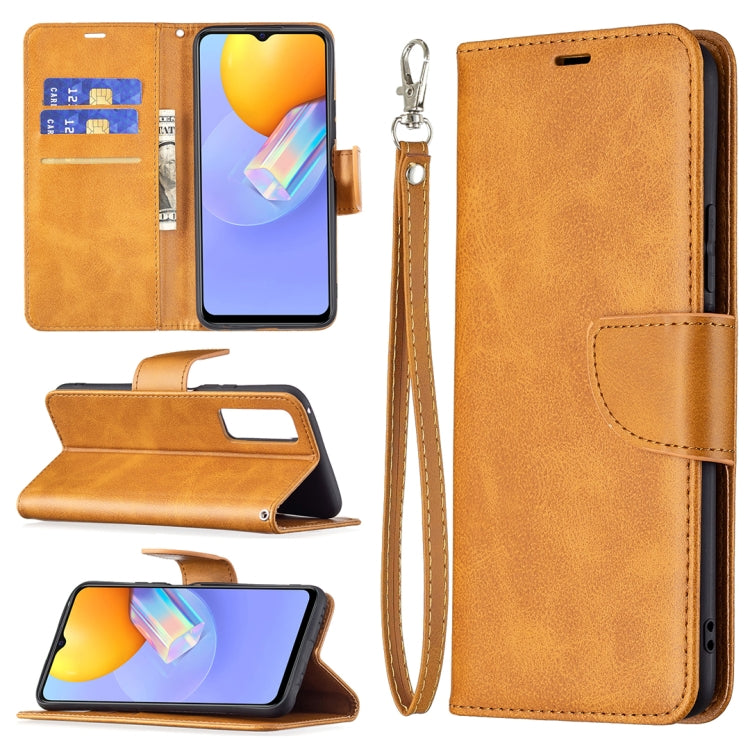 For vivo Y51 2020 / Y51a / Y51s Retro Lambskin Texture Pure Color Horizontal Flip PU Leather Case with Holder & Card Slots & Wallet & Lanyard