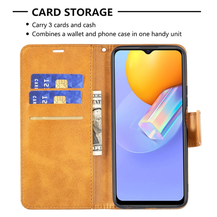 For vivo Y51 2020 / Y51a / Y51s Retro Lambskin Texture Pure Color Horizontal Flip PU Leather Case with Holder & Card Slots & Wallet & Lanyard