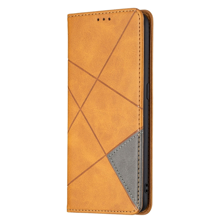For OPPO A94 4G / Reno 5F / F19 Pro Rhombus Texture Horizontal Flip Magnetic Leather Case with Holder & Card Slots