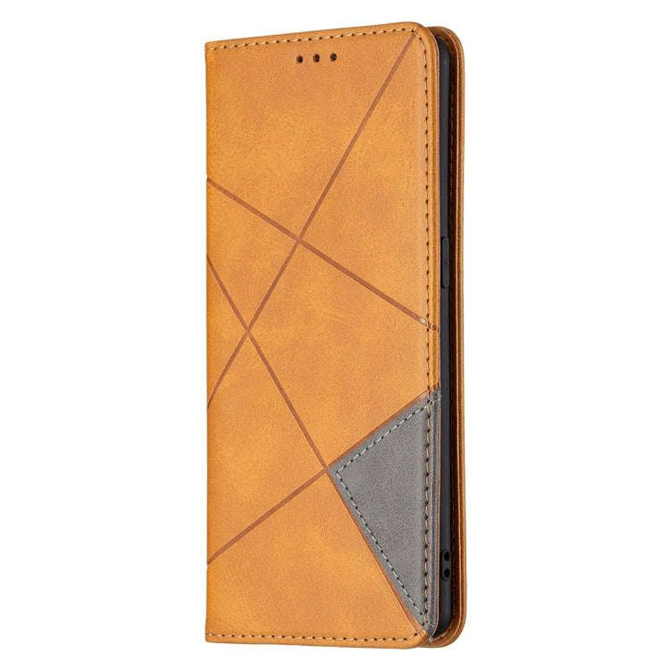 For OPPO Reno5 Pro Rhombus Texture Horizontal Flip Magnetic Leather Case with Holder & Card Slots