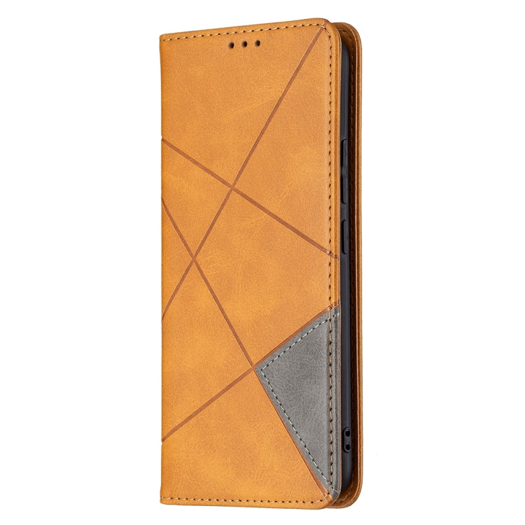 For vivo Y11/Y15/Y12/Y17 Rhombus Texture Horizontal Flip Magnetic Leather Case with Holder & Card Slots