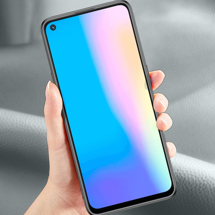 For OPPO A93 5G Shang Rui Wood Grain Skin PU + TPU Shockproof Case