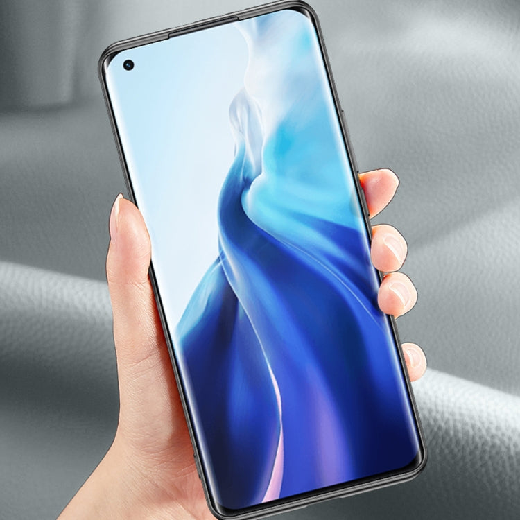 For Xiaomi Mi 11 Shang Rui Wood Grain Skin PU + TPU Shockproof Case