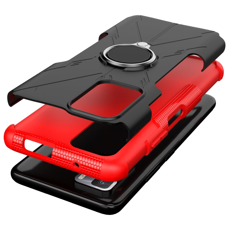 For Xiaomi Redmi Note 10 Pro 5G Armor Bear Shockproof PC + TPU Protective Case with Ring Holder