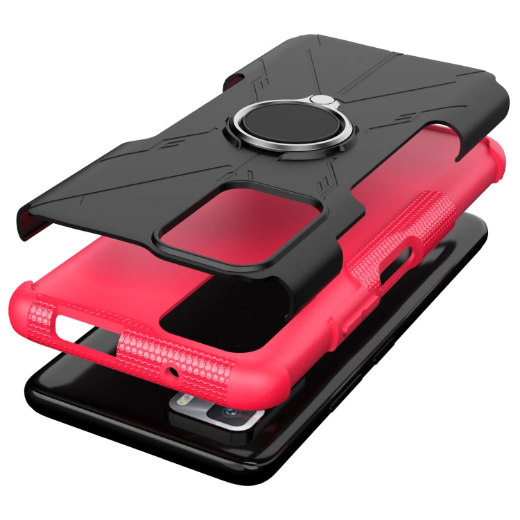 For Xiaomi Redmi Note 10 Pro 5G Armor Bear Shockproof PC + TPU Protective Case with Ring Holder