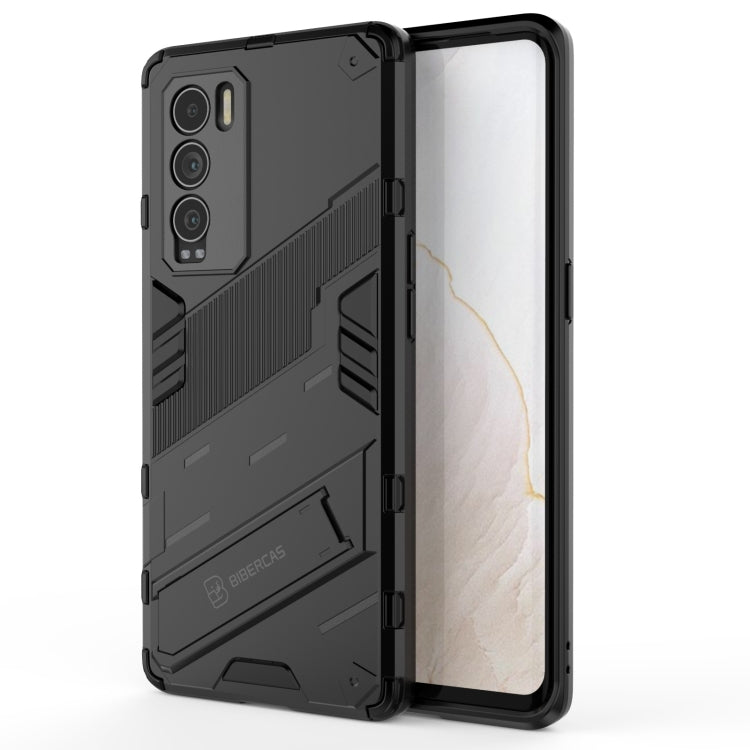 For OPPO Realme GT Explorer Master Punk Armor 2 in 1 PC + TPU Shockproof Case with Invisible Holder