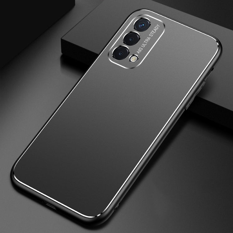 For OPPO A93 / A74 / A54 Cool Frosted Metal TPU Shockproof Case
