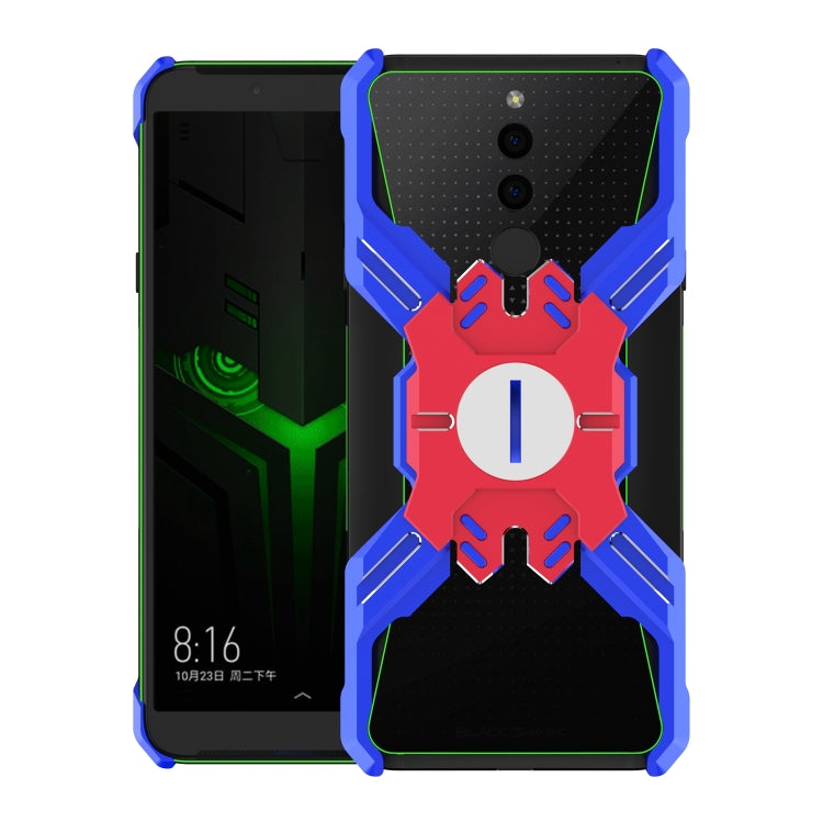 For Xiaomi Black Shark 2 Hero Series Anti-fall Wear-resistant Metal Protective Case with Bracket