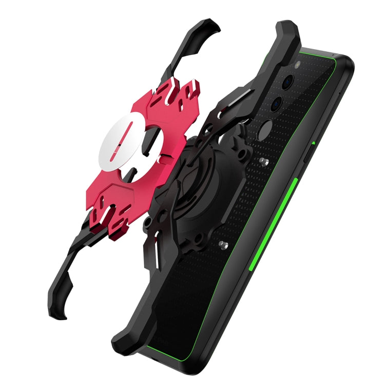 For Xiaomi Black Shark 2 Hero Series Anti-fall Wear-resistant Metal Protective Case with Bracket