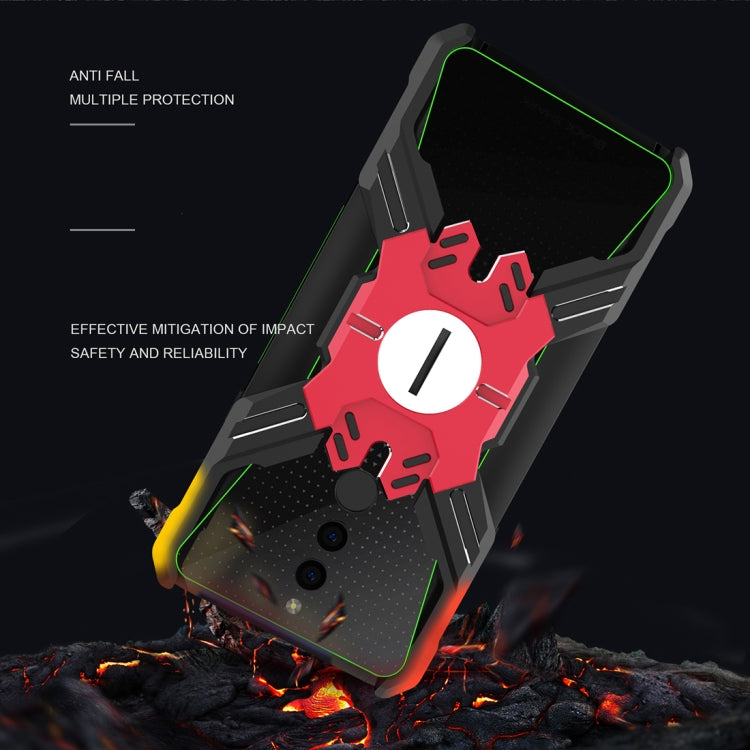 For Xiaomi Black Shark 2 Hero Series Anti-fall Wear-resistant Metal Protective Case with Bracket