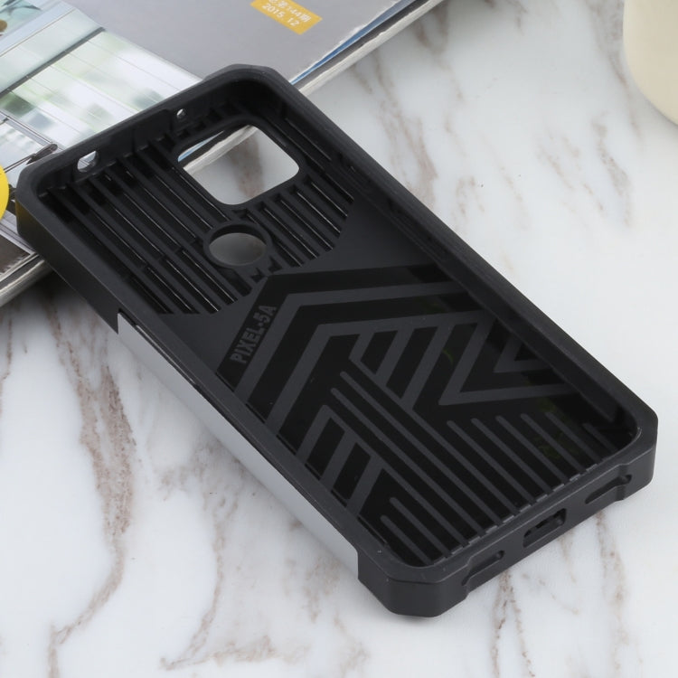 For Google Pixel 5a 5G Sliding Camera Cover Design PC + TPU Shockproof Case with Ring Holder & Card Slot