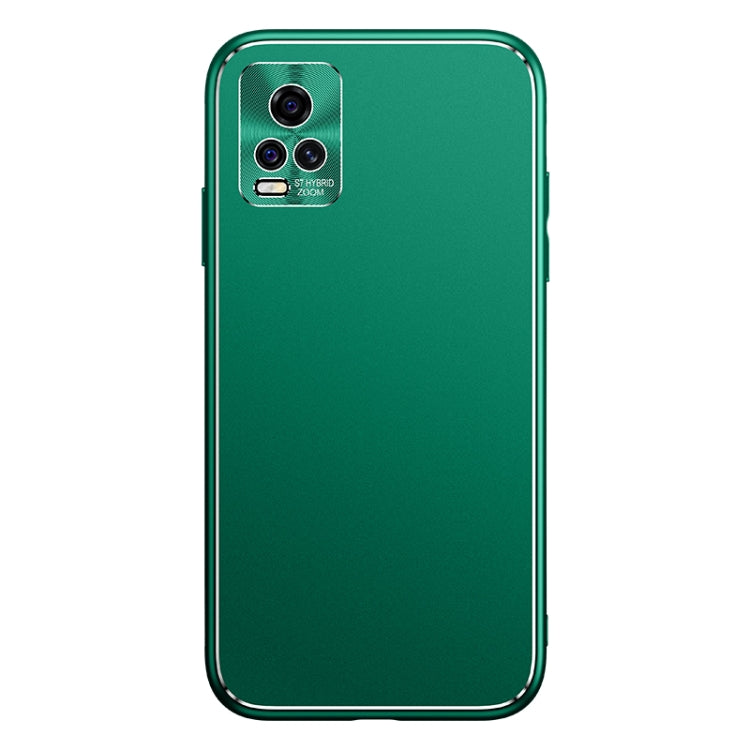 For vivo S7 Cool Frosted Metal TPU Shockproof Case