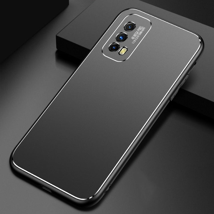 For vivo iQOO Z1x Cool Frosted Metal TPU Shockproof Case