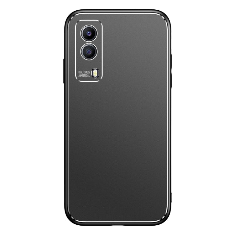 For vivo Y53s Cool Frosted Metal TPU Shockproof Case