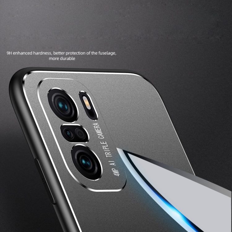 For Xiaomi Redmi K30 Cool Frosted Metal TPU Shockproof Case