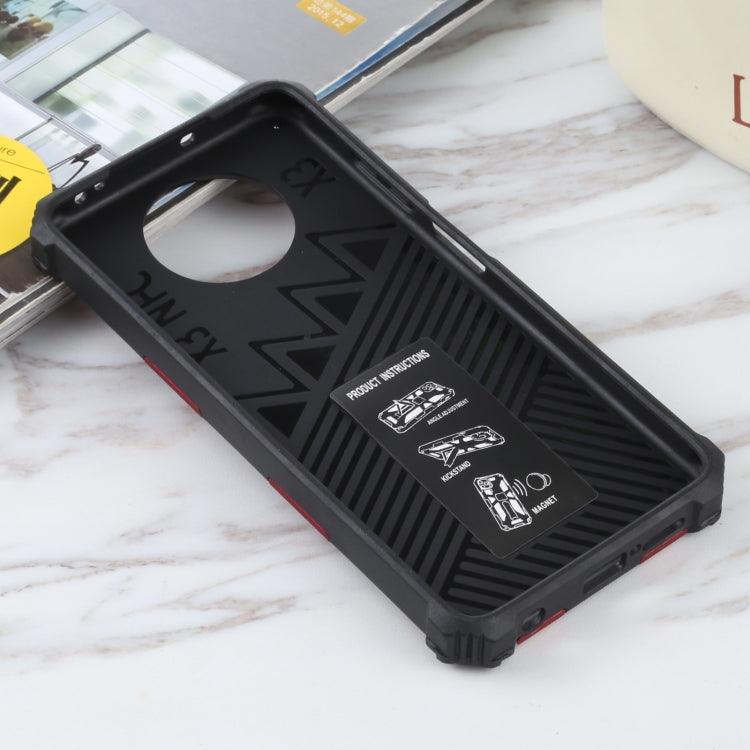 For Xiaomi Poco X3 NFC Shockproof TPU + PC Magnetic Protective Case with Holder