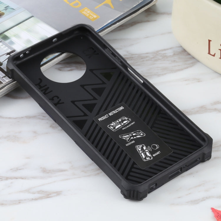 For Xiaomi Poco X3 NFC Shockproof TPU + PC Magnetic Protective Case with Holder