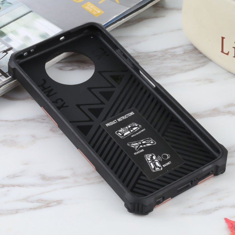 For Xiaomi Poco X3 NFC Shockproof TPU + PC Magnetic Protective Case with Holder