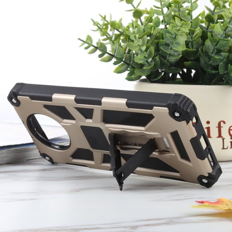 For Xiaomi Poco X3 NFC Shockproof TPU + PC Magnetic Protective Case with Holder