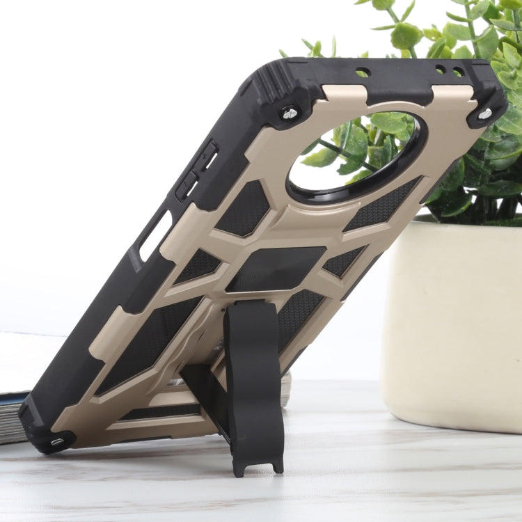 For Xiaomi Poco X3 NFC Shockproof TPU + PC Magnetic Protective Case with Holder