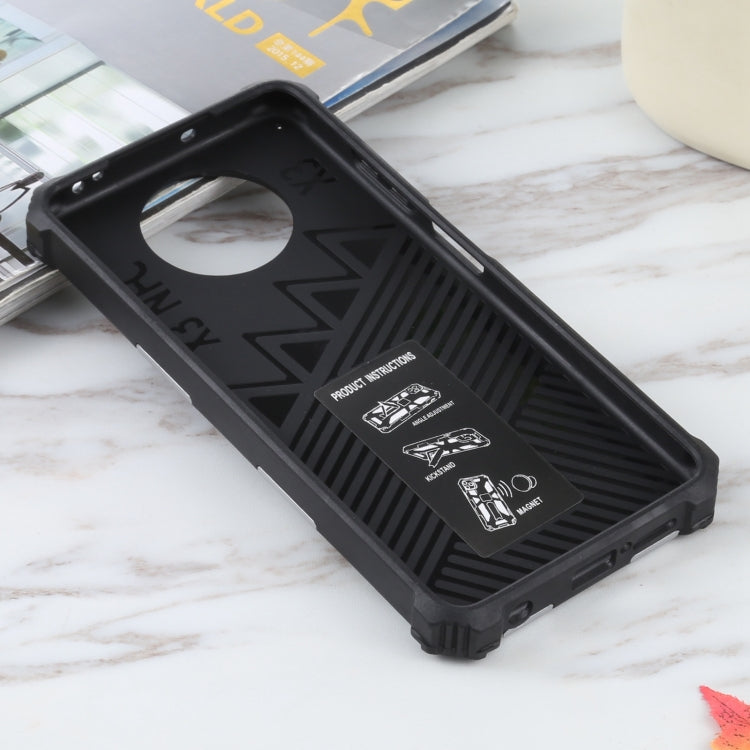For Xiaomi Poco X3 NFC Shockproof TPU + PC Magnetic Protective Case with Holder