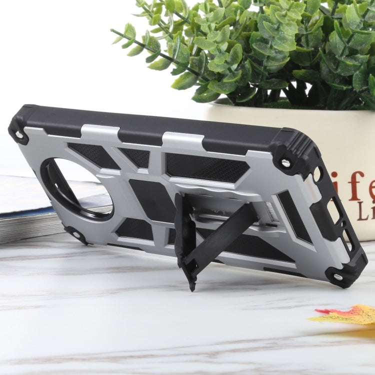 For Xiaomi Poco X3 NFC Shockproof TPU + PC Magnetic Protective Case with Holder