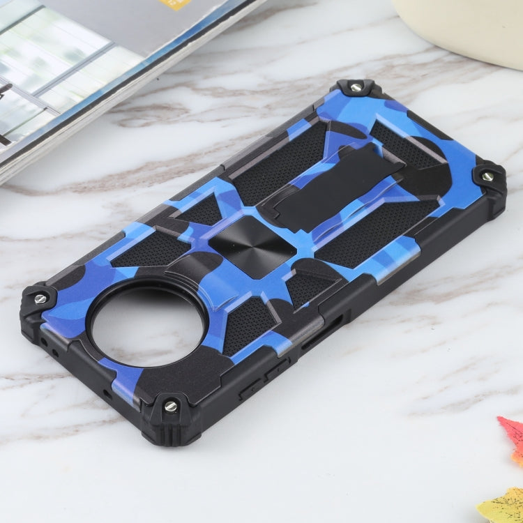 For Xiaomi Poco X3 NFC Camouflage Armor Shockproof TPU + PC Magnetic Protective Case with Holder